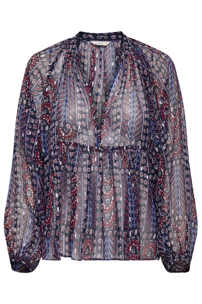 ONLSIRA L/S BLOUSE WVN 15372464 NIGHT SKY/SIRA PRINT